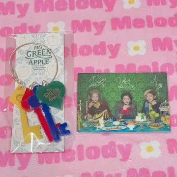Mrs. GREEN APPLE 키 참 세트 포토 카드 팝업