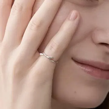 실버 핑키링