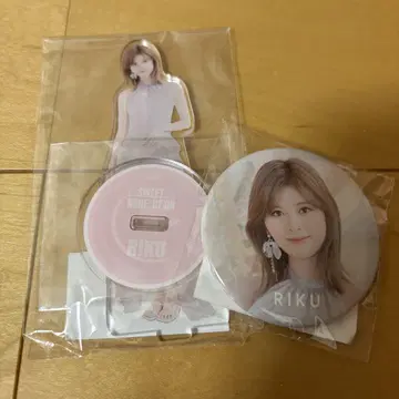 NiziU 리쿠 아크릴 스탠드 & 캔 배치 SWEETNONFICTION