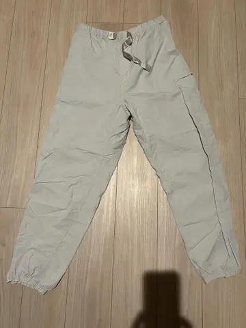 MUJI 신사 나일론 윈드 팬츠 샌드 베이지 L 사이즈