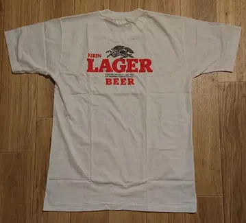 90s 데드스탁 KIRIN LAGER BEER 화이트 티셔츠