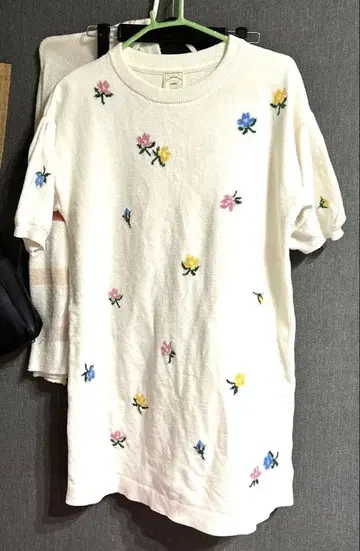 젤라또피케 에어모코 작은 꽃 자카드 원피스