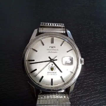TECHNOS SHY ACE 자동 감기 손목시계 25 돌 작동 제품