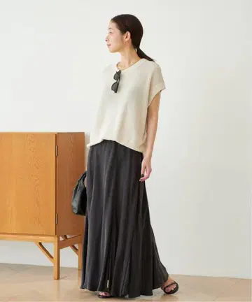 플라주 Washable Fibril 롱 스커트