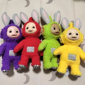 텔레토비즈 토끼 귀 봉제 인형 전종 4종 컴프 세트