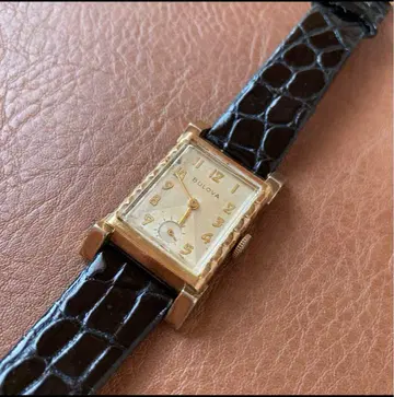 빈티지 BULOVA 손목시계 금 시계