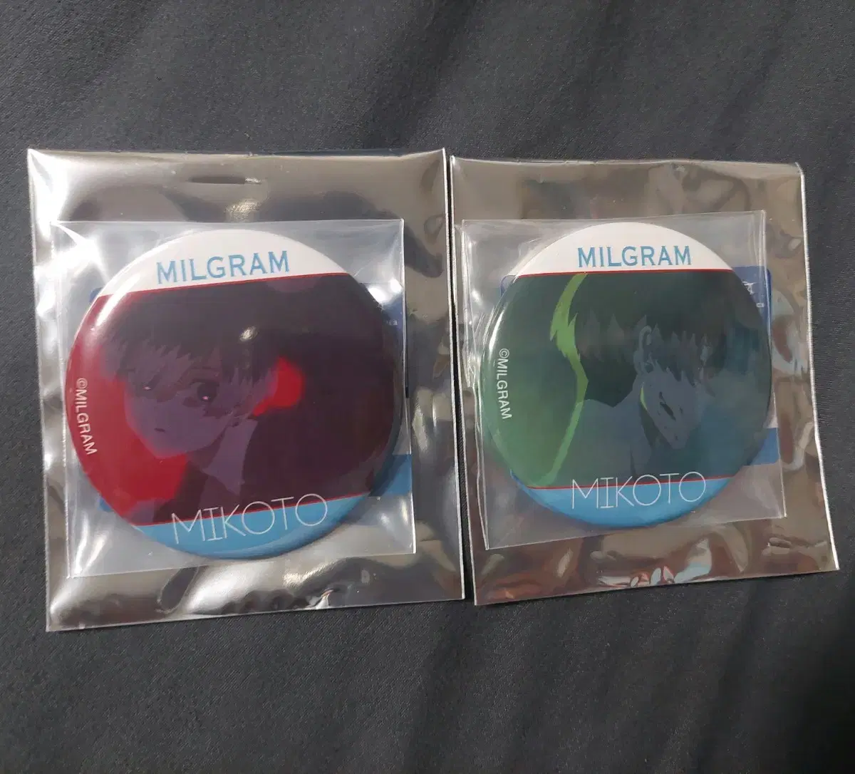 Milgram Mikoto MILGRAM milgram Can Badge