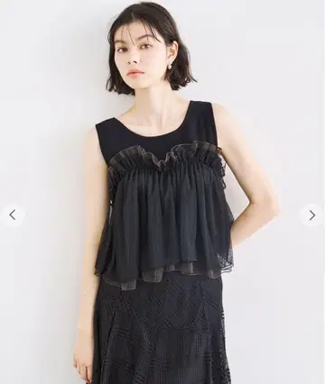 튤 프릴 디자인 니트 코코딜