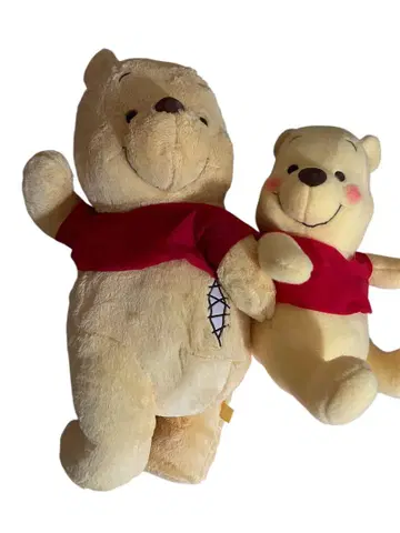 곰돌이 푸 봉제 인형 세트 대소