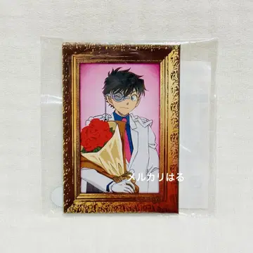 명탐정 코난 쿠로바 카이토 괴도 키드 코난 플라자 한정판 스퀘어 캔뱃지
