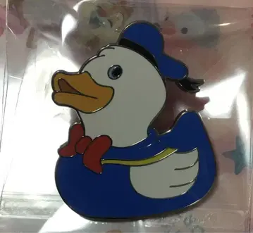 해외 디즈니랜드 한정판 오리 핀 배지 도널드 덕