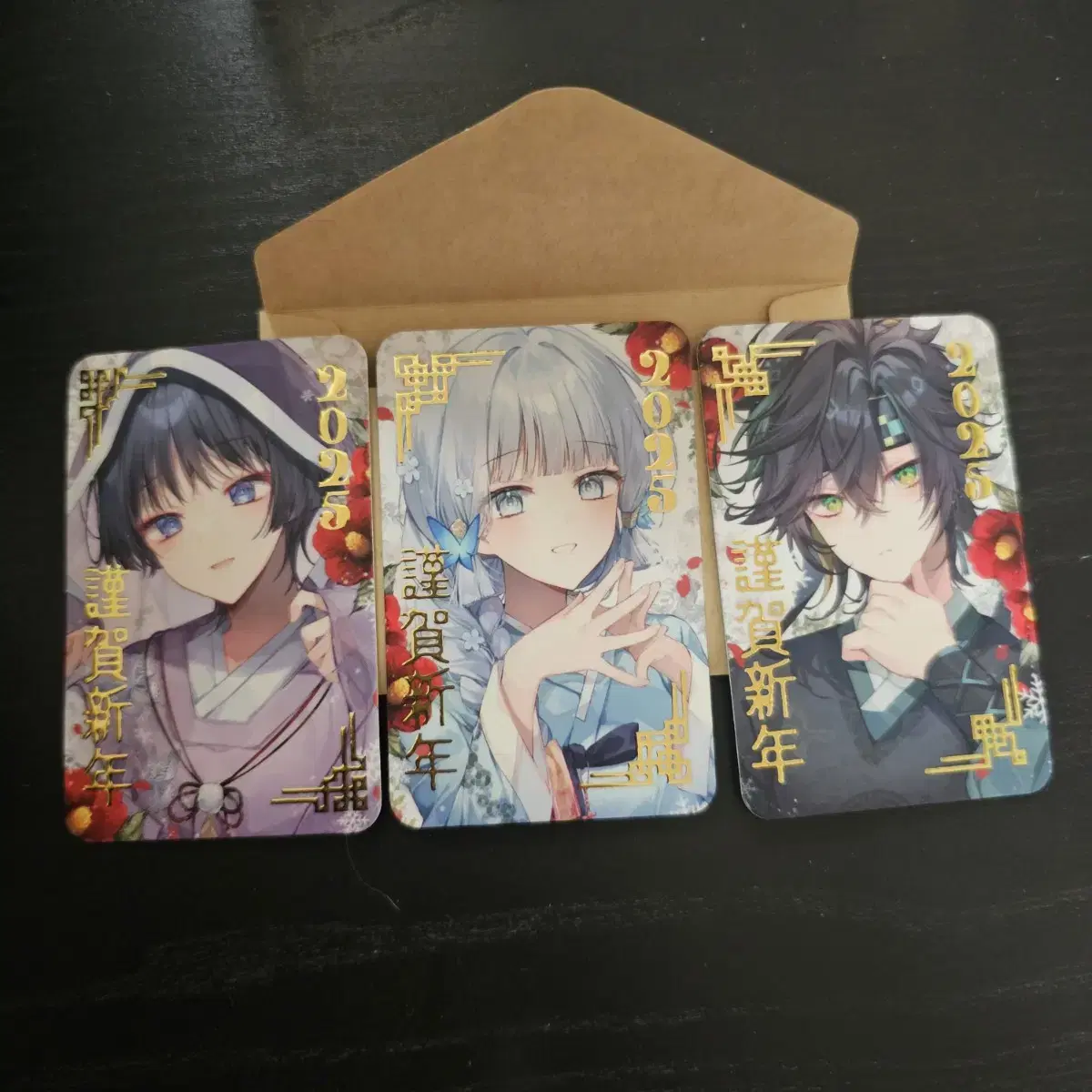 Malshubung Malrang Cream Bungeoppang Genshin Impact New Year Wanderer Ayaka Kinichi Photocard Set