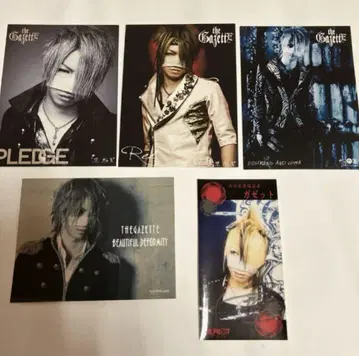 the GazettE REITA 세트  친필 사인 포함 스티커