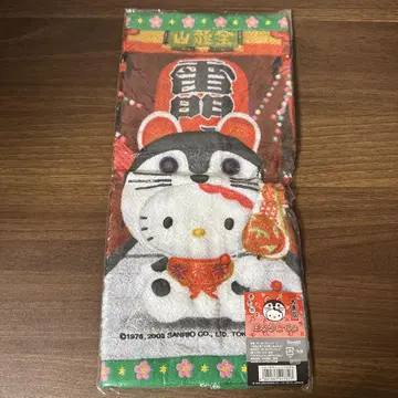 지역 키티 헬로키티 도쿄 한정판 오오토쿄 번개 문 핸드 타월 타월