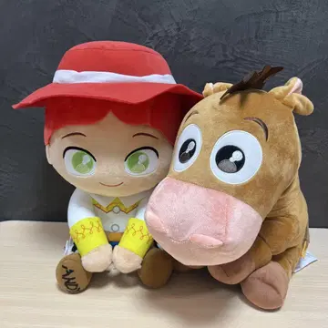 우루리미 봉제 인형 토이스토리 제시 불스아이 2종 세트