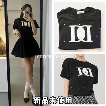 다리치 darich 퀼팅 아플리케 비쥬 티셔츠 블랙