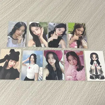 르세라핌 카즈하 트레이딩 카드 세트