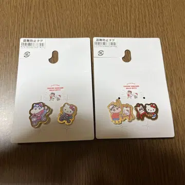 sanrio 키티 신짱 핀 배지