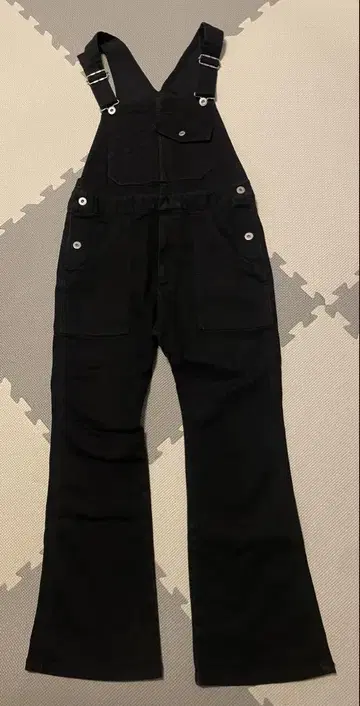 블랙 데님 살로펫 4 포켓 부착