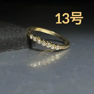 빈티지 패션 반지 골드 13호 스톤 반지 크리스탈