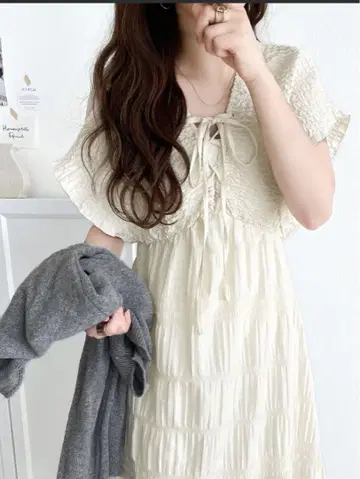 mily bilet 마조리카 플리츠 개더 플레어 원피스 (롱)