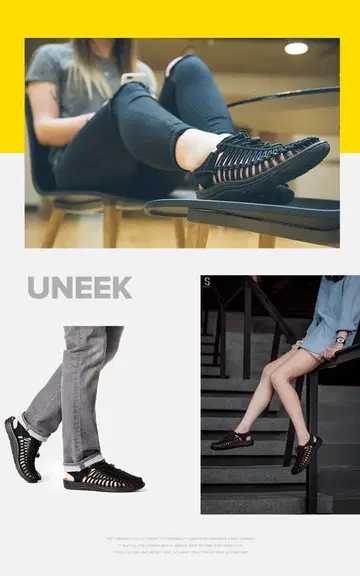 KEEN UNEEK 23.5cm 블랙 로퍼