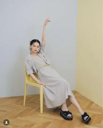 레이디 아젤 원피스 체크