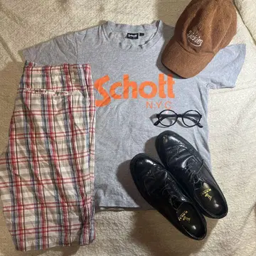 c-boy style 아메카지 코디 Schott 노스 3개 세트