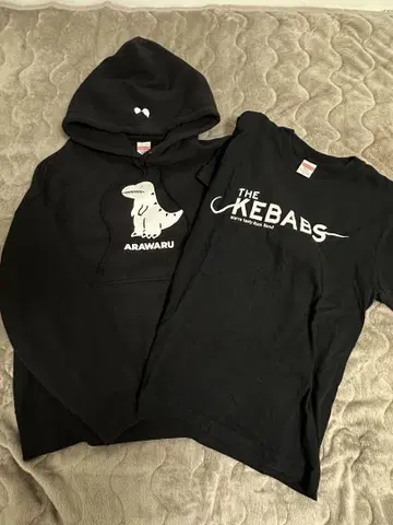 ARAWARU 후디 & THE KEBABS 티셔츠 세트