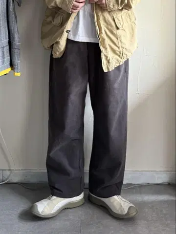 00s BOSS HUGO BOSS 헤링본 스트레이트 팬츠