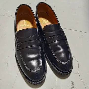 REGAL 블랙 가죽 로퍼 26cm 3E