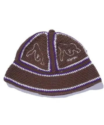 CROCHET BELL HAT X-LARGE 니트 모자 브라운