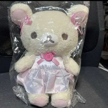 리락쿠마 하늘의 솜사탕 봉제 인형 (M) 코리락쿠마 리본