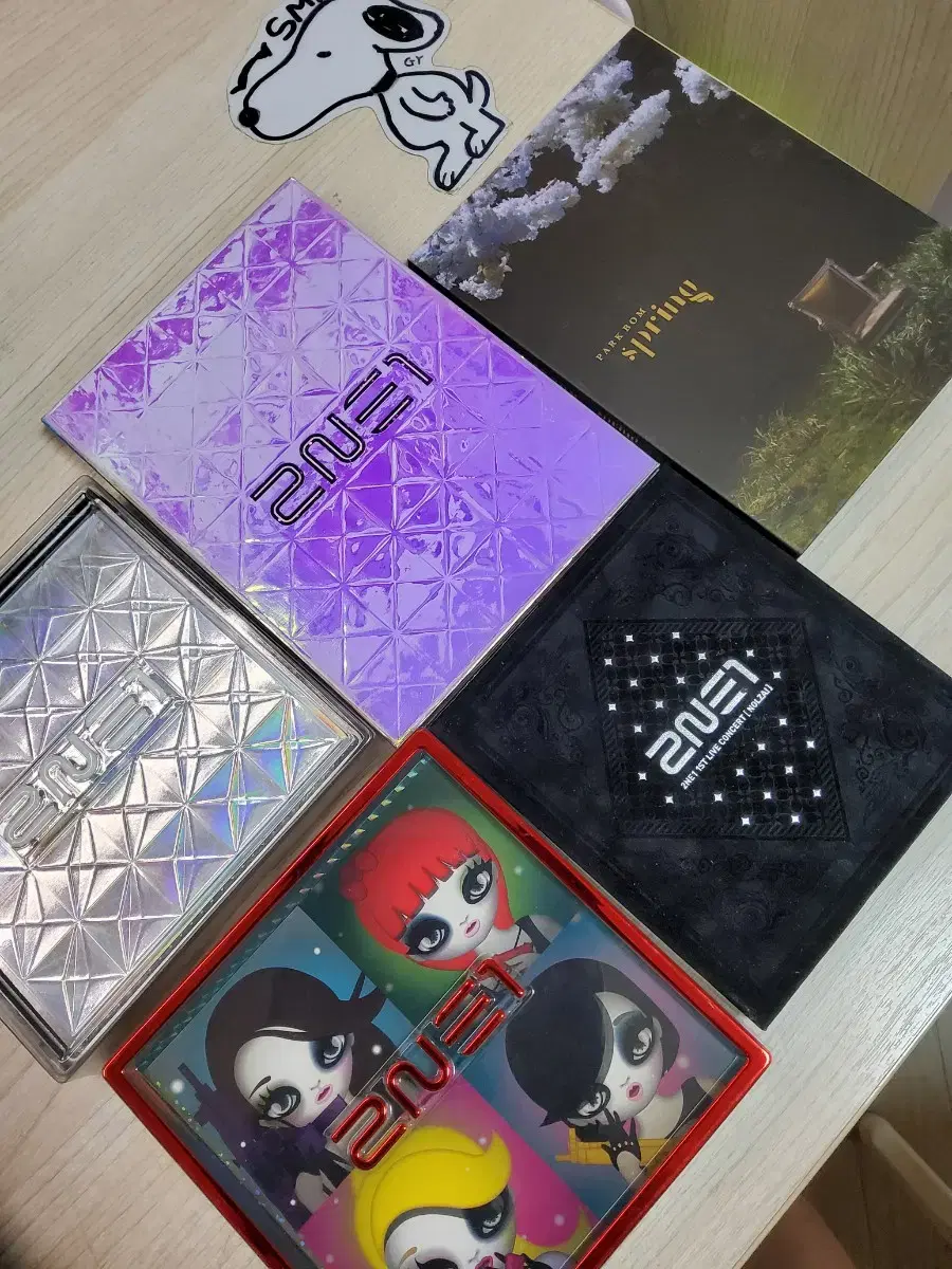 2ne1 앨범 박봄 미니12 정규 포카 놀자 디비디 콘서트