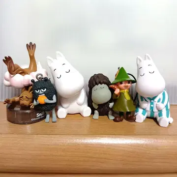 무민 피규어 가챠 스나프킨 스트랩 6개 세트