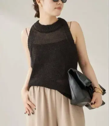 새상품! plage HALTER NECK KNIT 상의