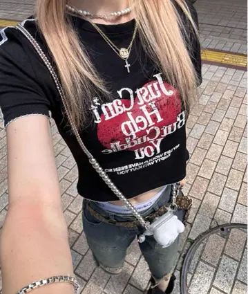 sedacle girl 레이스 라인 티셔츠