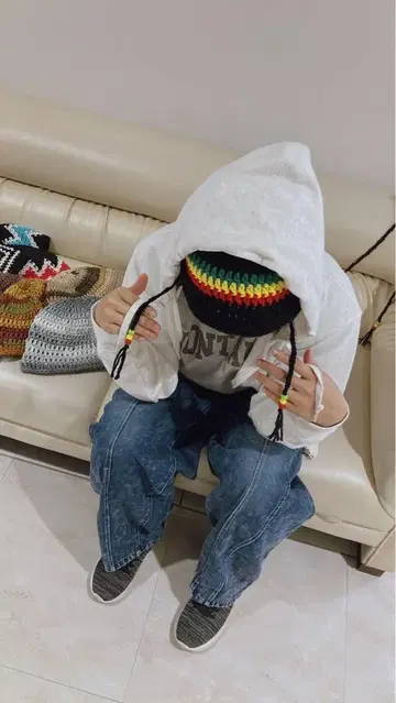버킷 모자 손뜨개질 구제 의류 레어 크로셰 모자 크러셔 모자