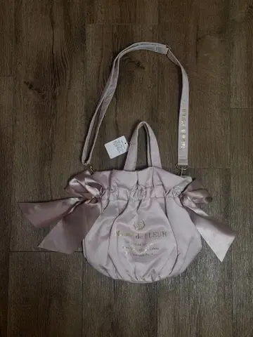 Maison de FLEUR 핑크 리본 토트백