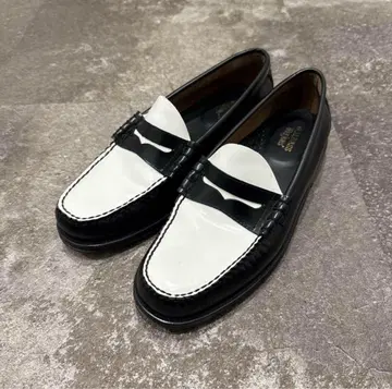 G.H. Bass Weejuns 로퍼 화이트 블랙