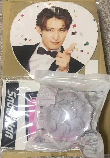 Snow Man 응원봉 Snow World 무카이 코지 부채 타월