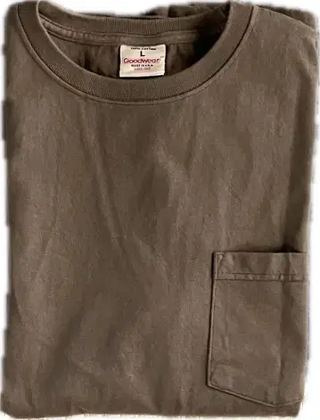새상품 Goodwear 미국제 포켓 티셔츠