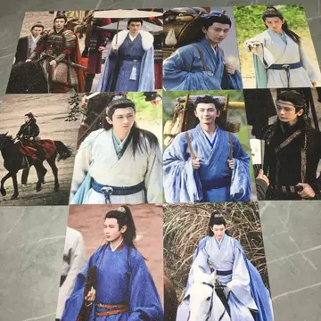 첸 이 성의 고대 의상 영웅의 포스트 카드 10장