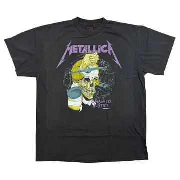 METALLICA 빈티지 가공 티셔츠 락 밴드 메탈리카 XL