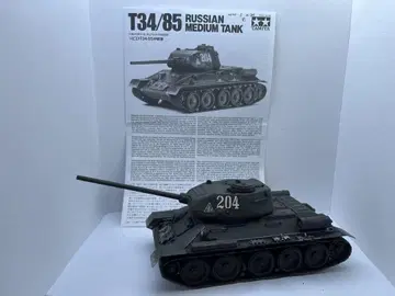 페인팅 완료 1/35 모형 소련 T-34/85 중전차