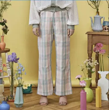 POPPY 체크 팬츠