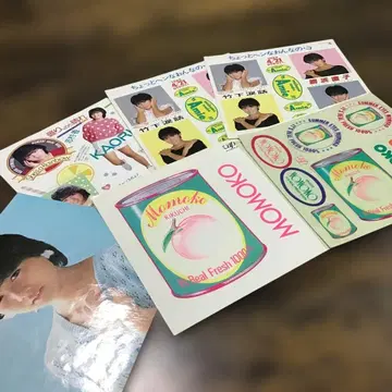 쇼와 레트로 아이돌 레코드 혜택 스티커 묶음