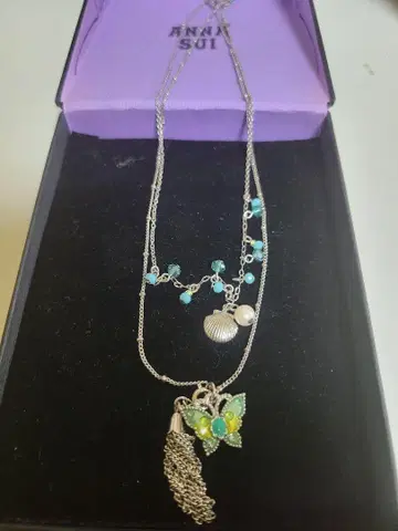 ANNA SUI 안나수이 버터플라이 2줄 목걸이