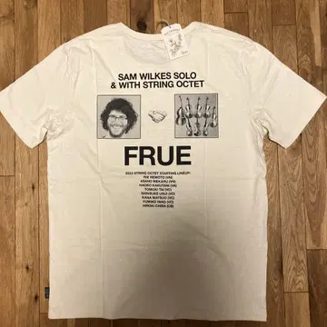 택 포함 새상품 sam wilkes 티셔츠