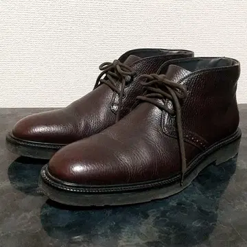 HUGO BOSS 휴고 보스 처카 부츠 가죽 브라운